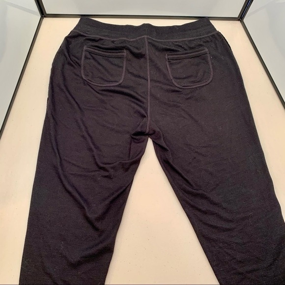 Athleta Jogger Adult Size Large Black Stretch Poly Drawstring Women - Picture 5 of 10
